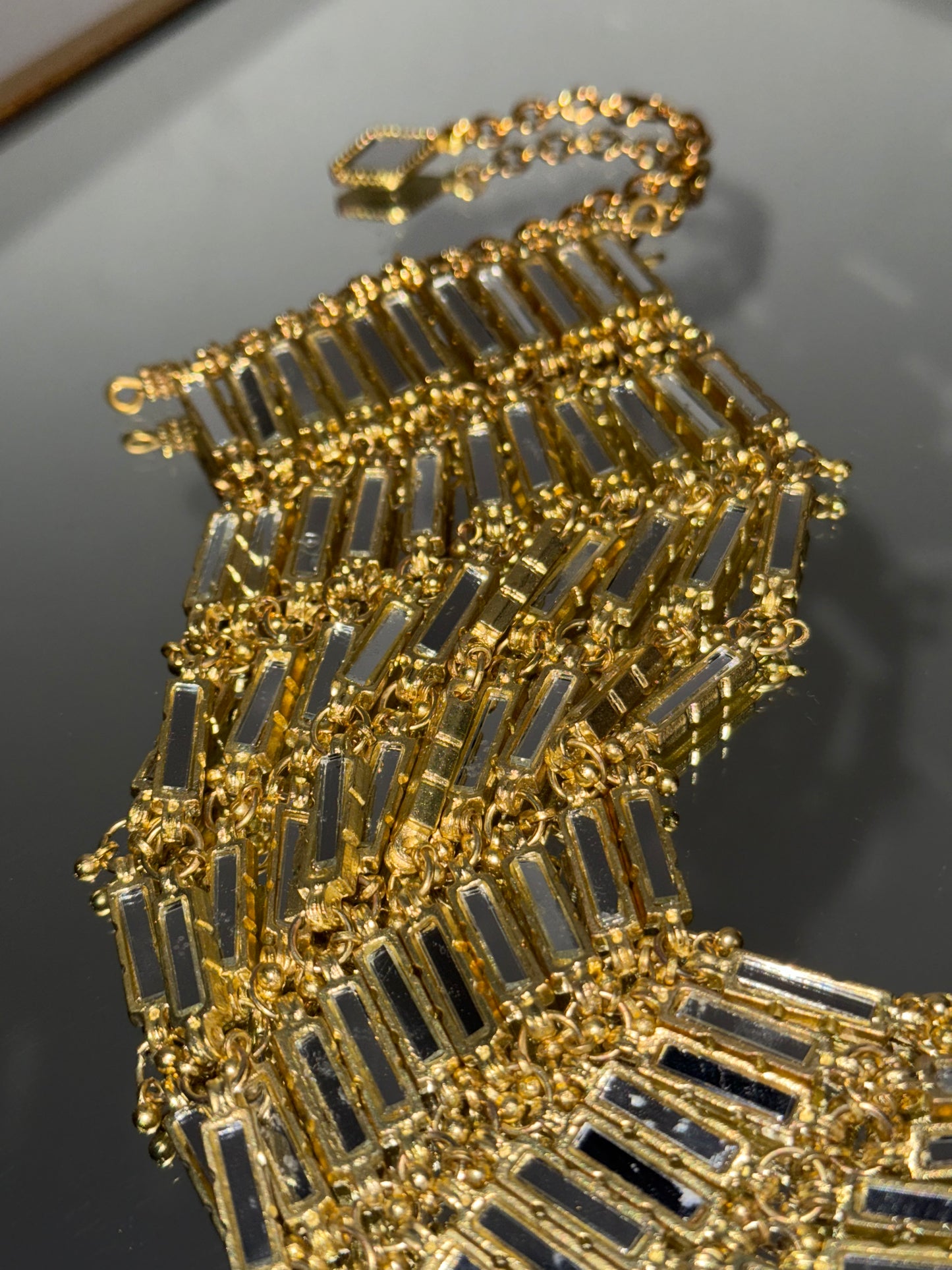 Choker Aurum "NOIR DORÉ"