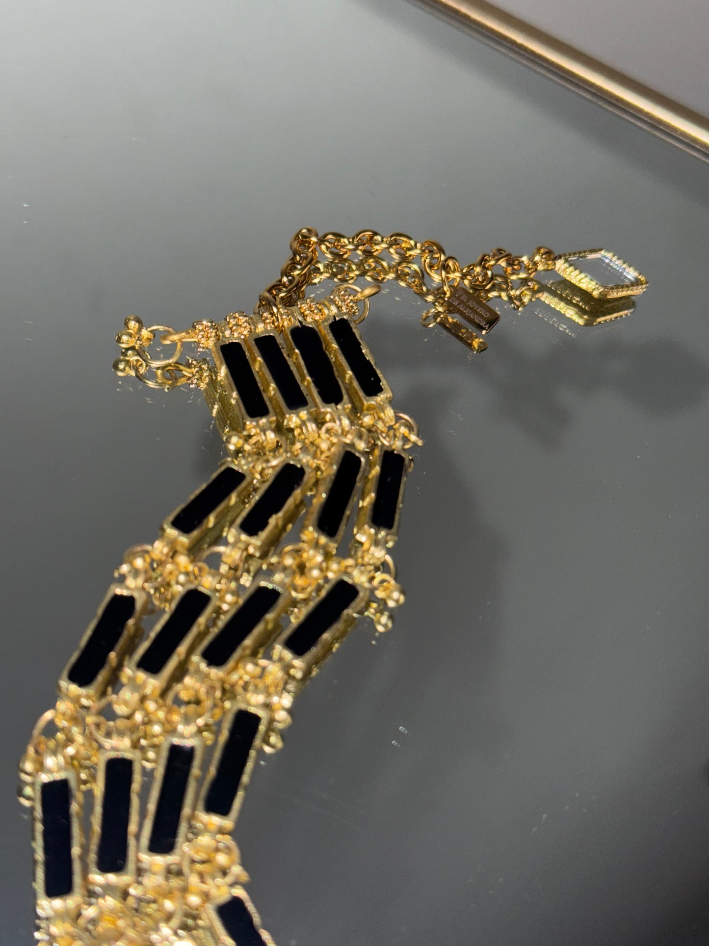 Choker Aurum "NOIR DORÉ"