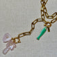 Collar AMALFI Eslabones largo 2 vueltas MULTIPOSICIÓN ~ISLA