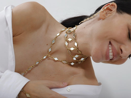 Choker Aurum RHOMBUS Oro