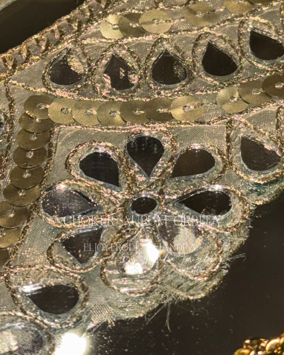 Choker Aurum Órbita
