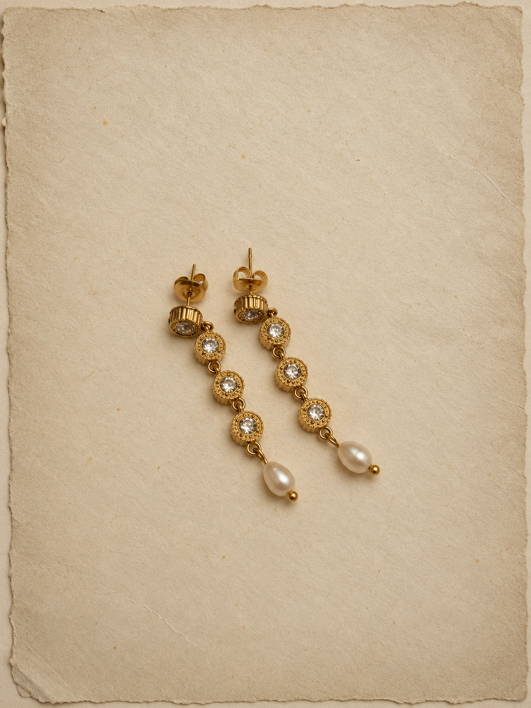 Pendientes Mini Jacinta Perla - Herencia